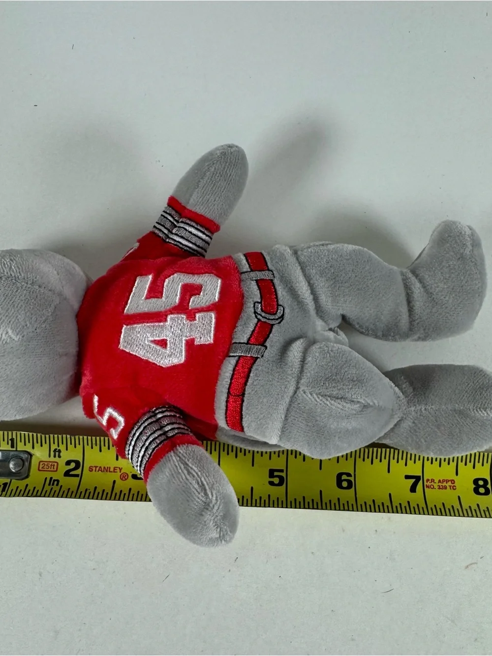 Team Beans Authentic Plush Bear Beanie Ohio State #45 Archie Griffin 8